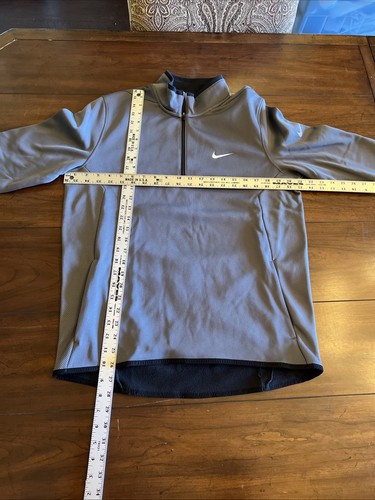 Nike Golf Tour Performance DriFit ThermaFit Medium 1/4 Zip Pullover Gray NWOT - 第 3/5 張圖片