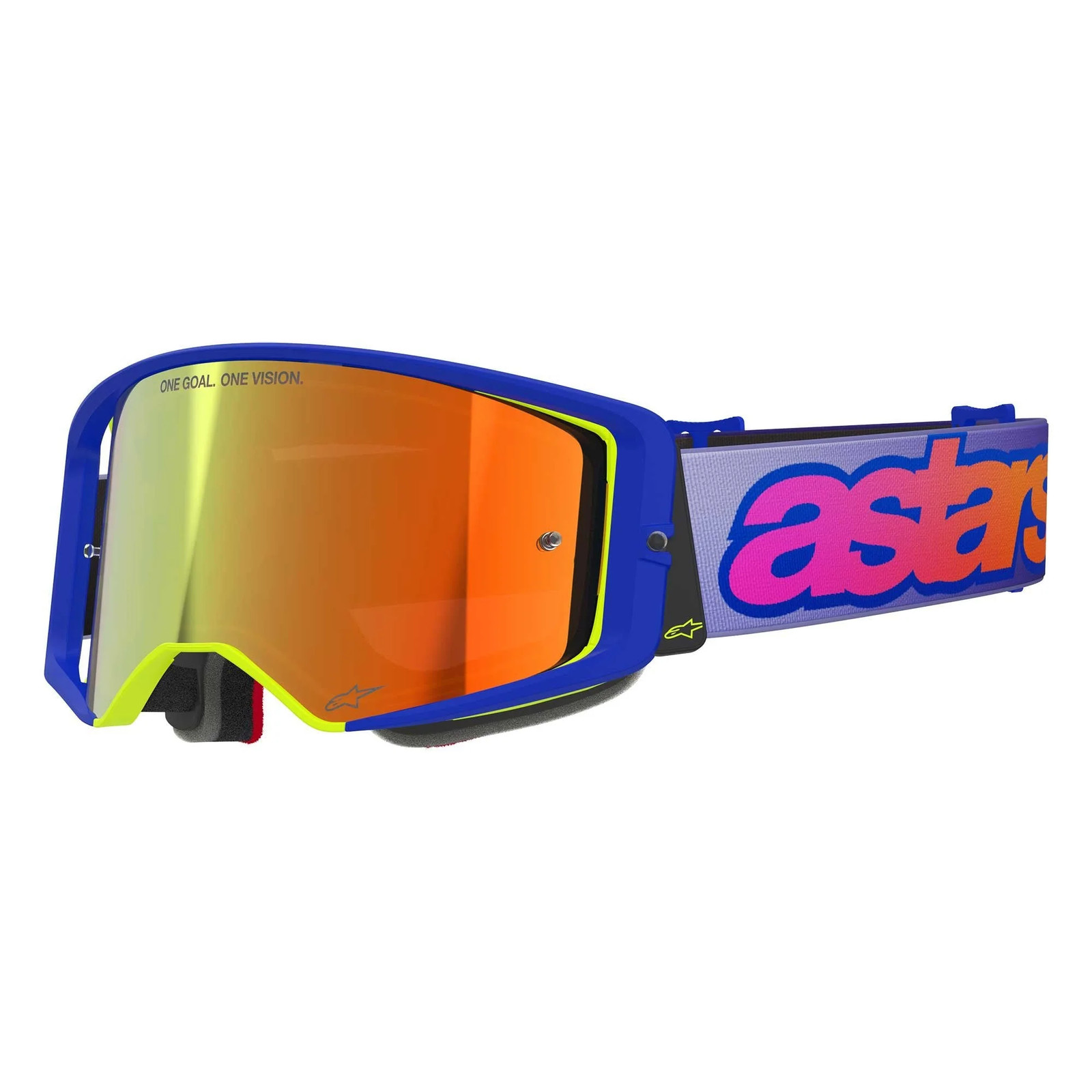 Alpinestars MX | MTB Vision SuperTech Goggles VISTA (Blue/Yellow/Purple) Mirror