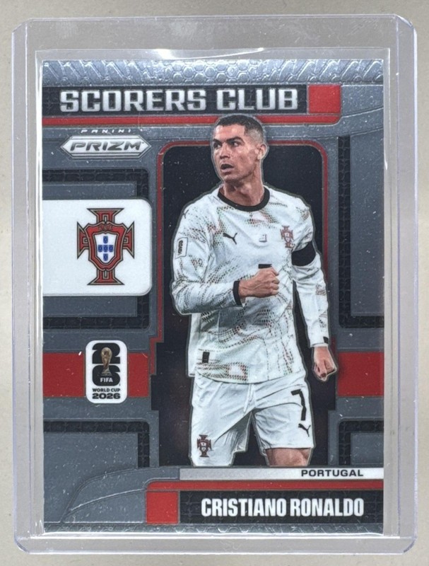 Cristiano Ronaldo 2026 Panini Prizm World Cup #21 Scorers Club (A1)