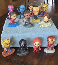 12 McDonalds Happy Meal Toys Marvel Heroes Lot Avengers Toys 2019-2022