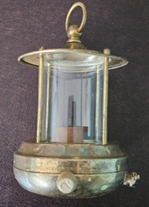 Vintage 1933 CHICAGO WORLDS FAIR BRASS CHASE SOUVENIR LAMP Electric Lantern