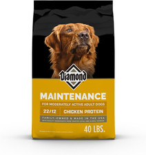 Maintenance Adult Dry Dog Food 22/12 for Moderately Active Dogs 40Lb Bag 1.75 per pound