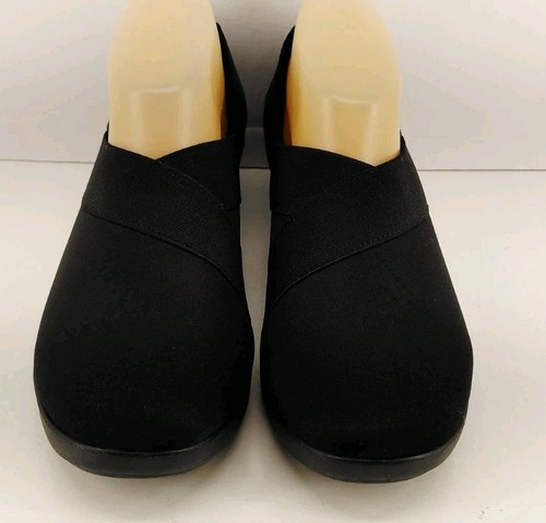 Crocs Busy Day Black Stretch, Dual Comfort Wedge Heel Shoes. Size 8 - Picture 5 of 13