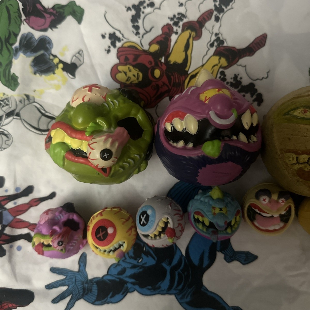 Madballs Lot 2016 1985 loose TCFC vintage Madballs dust brain