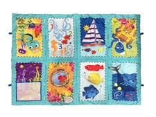 Baby Einstein Discovery Seas Multi Mode Activity Gym Travel Blanket 55" x 39"