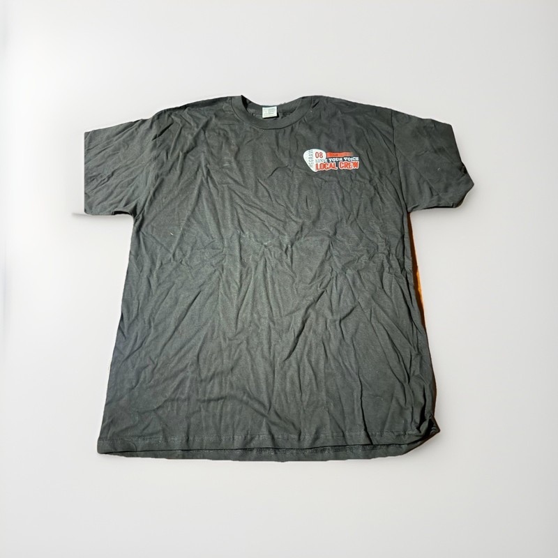 Tim McGraw 2008 Live Your Voice Concert Tour T-Shirt Size XL Country Music Crew