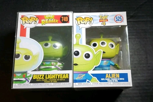 BUZZ LIGHTYEAR ALIEN REMIX Funko Pop #749 And Alien 525 