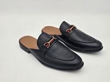 Men’s PelleVero Italy Genuine Leather Slip On, slippers Open back Prince walk 7