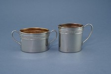 WMF Milchk&auml;nnchen Zuckerdose, vor 1920, Jugendstil, Relief-, Perlen, Marke