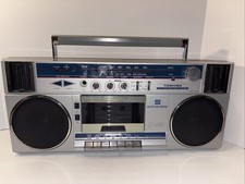Vintage Toshiba RT-140s Boombox Ghetto Blaster Tape Deck Recorder Non-spinning