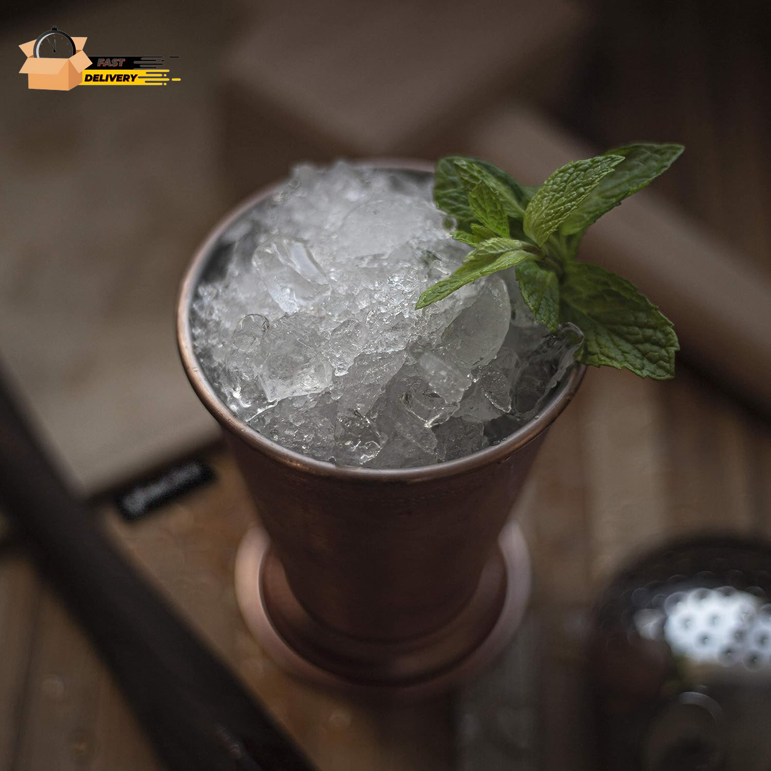 Ice Mallet and Lewis Bag - Wood Hammer and Canvas Bag for Crushed Ice