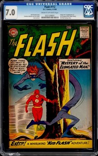 Flash #112 DC Comics 1960 Origin 1st Appearance Elongated Man CGC 7.0