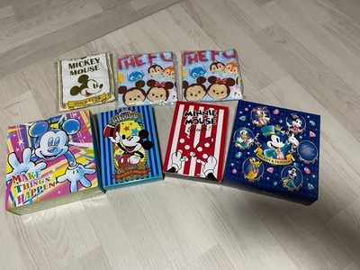 Disney Mickey Minnie Mouse Stitch Characeter Memo Pad and Towel Set Bundle
