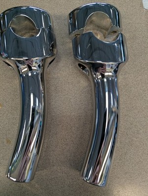 Drag Specialties 0602-0178 Yamaha XVS950 5.5'' Chrome Handlebar Risers