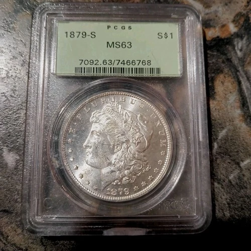1879 S Morgan Silver Dollar MS63