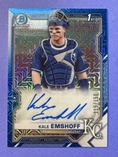2021 Bowman Chrome Prospect HTA Choice Refractor /150 Kale Emshoff #CPA-KE Auto