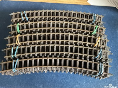 Bemo H0m 4230 000 Gebogenes Gleis R1=330mm 30°, 10 Stück
