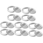  10 Pcs Mason Jar Lids Tinplate Canning Multipurpose Sturdy Covers