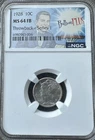 1928 Mercury Dime : NGC  MS64FB