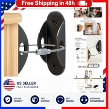 Furniture Anchors 10 Pack Anti-Tip Straps Baby Proofing Wall Anchor 400 Lbs