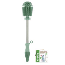 Cleaning Brush Silicone Bottle Brush Double-Ended Soft Silicone Bristles for Bre