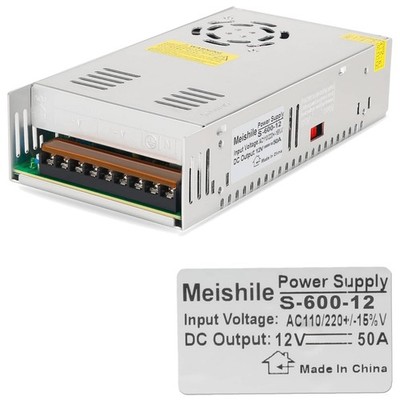 Netzteil DC 12V 50A 600W, Schalter, Spannungswandler, Transformator, Adapter