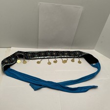 Belly Dancing Hip Scarf Wrap Skirt Dancer Tribal Noisy Coins Belt Waist Chain