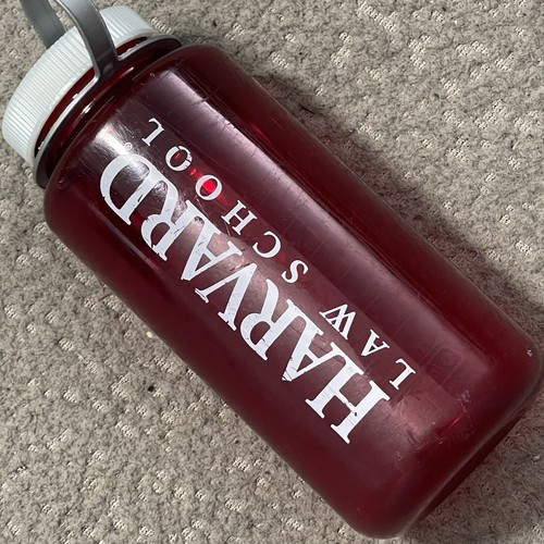 Nalgene Water Bottle 32oz Red Wide Mouth Harvard Law School 1000ML - Picture 1 of 8