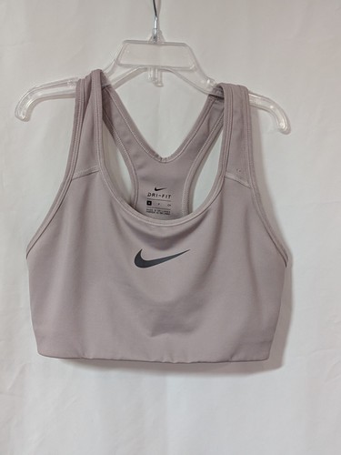 Women’s Nike Swoosh Sz Small Light Mauve Sports Bra - Unpadded
