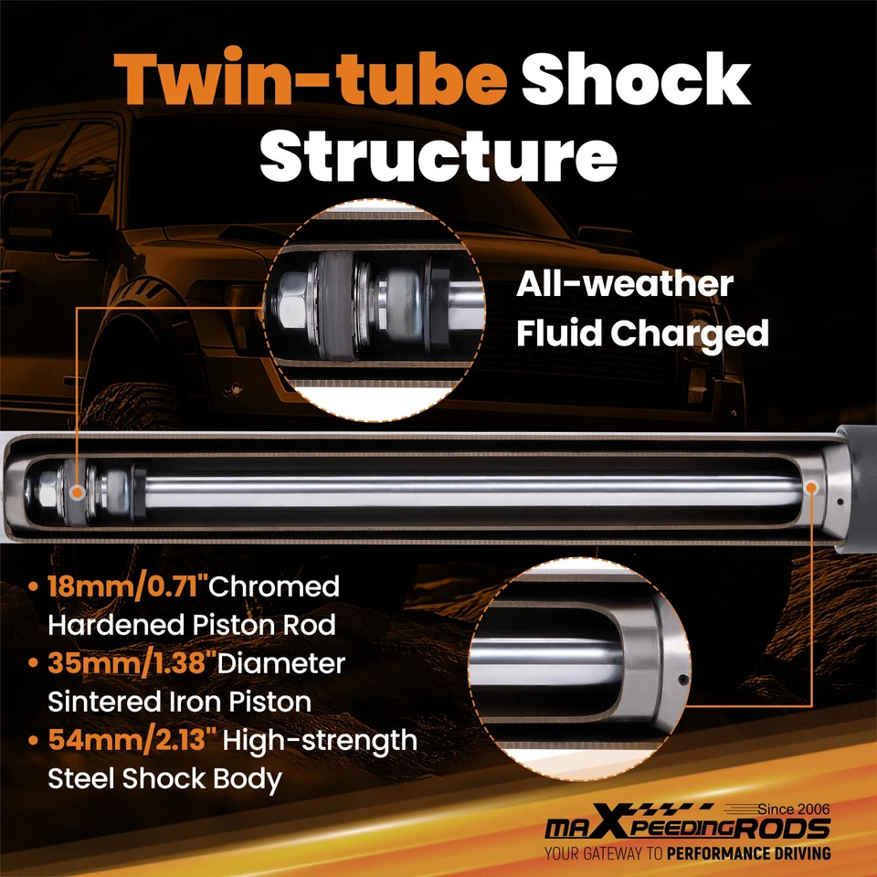 Estabilizador de dirección doble para Ford F250 F350 Excursion 4x4 2000-2005 Foto 3 de 4