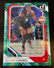 Aaliyah Edwards #’d /199 Teal Laser - 2026 Donruss #42 - Sun, Team Canada, UCONN
