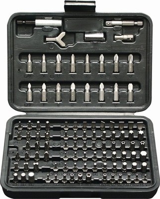 Projahn SECURI Bit-Box 1/4'' Bitsortiment Schlitz Kreutzschlitz TX uvm 100-teilig