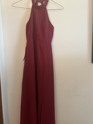 Women's Red Evening Prom Dress Formal