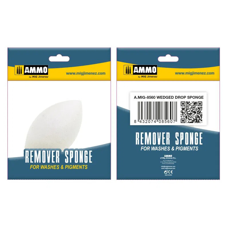 Ammo Mig 8560 - Wedged Drop Sponge - New