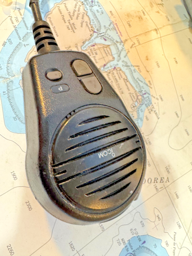 ICOM IC-M802 MF/HF Transceiver RC-25 and Mic - WORKS !! FREE FAST SHIPPING - Picture 12 of 14