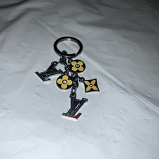 Louis Vuitton Yellow Flower Design Keychain 