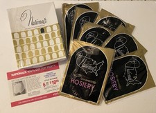 VTG NOS 7 Pairs Nationals Guaranteed Hosiery Size A 87 Color MIST Pantyhose