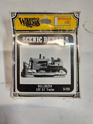 Kit trattore Bulldozer Cat D-7 scala HO Woodland Scenics #D-233