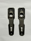Vintage 5” Metal DoorKnob Backplate Pair Art Deco Design LQQK — photo 1