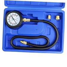  Oil Pressure Tester Kit Professional Oil Pressure Gauge Tool for Engine Blue