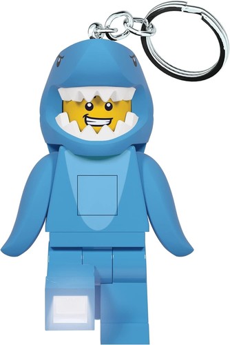 Lego Iconic Shark Suit Guy Schlüsselanhänger mit LED-Taschenlampe Spielzeuggesch - Photo 10/10