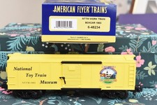 S-American Flyer 6-48234 NTTM Toy Museum Box Car EX