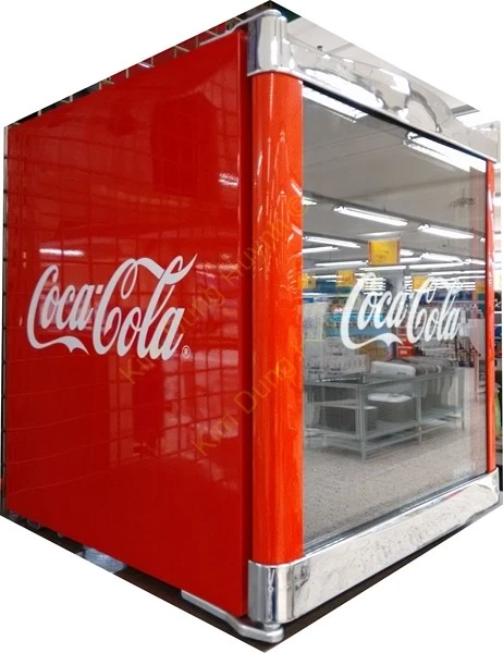 HUSKY Kühlschrank Coca Cola Design HUS-CC165 Cool ICE CUBE Mini Bar Kühl Würfel - Bild 3 von 4