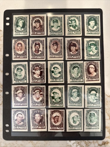1961 TOPPS BASEBALL BRIEFMARKEN KOMPLETTER SATZ ALBUM 208/208 MANTEL WUNDERSCHÖN! ANSEHEN!