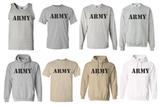 US ARMY Physical Training Military PT T Shirt