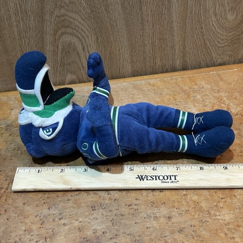 SEATTLE THUNDERBIRDS HOCKEY MASCOTTE COOL BIRD PELUCHE BAMBOLA 9" VINTAGE 1995 - Foto 5 di 7