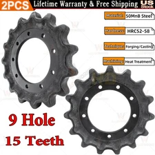 2pcs Rear Drive Sprocket For Kubota SVL75C SVL75-2 SVL75 SVL75-2C SVL65-2