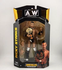 AEW Unrivaled Series 14 Ricky Starks 128 Action Figure FTW Belt Ricky Saints NXT