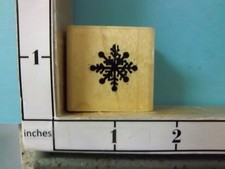 Snowflake Winter Holiday Season rubber stamps 23X