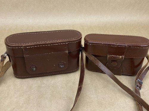 Zeiss, Agfa & More Set Of 4 Vintage Leather Camera Cases - Picture 9 of 11